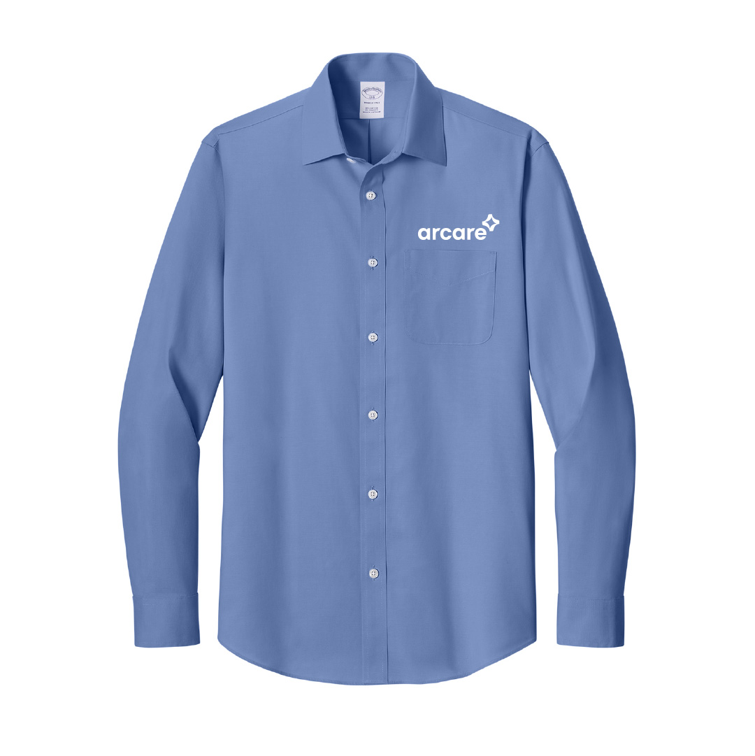 Brooks Brothers Wrinkle-Free Stretch Pinpoint Spread Collar Shirt - Image 4