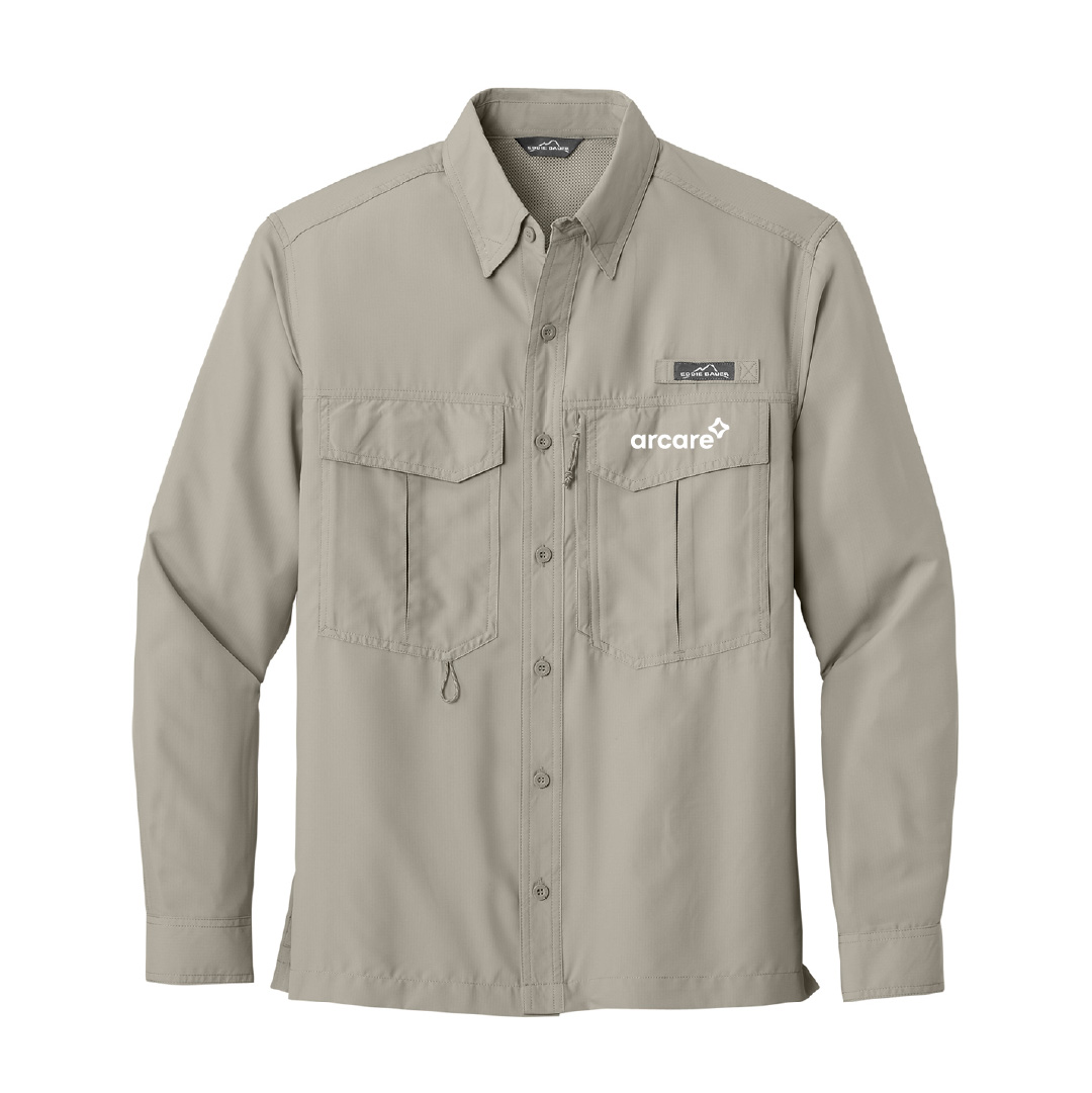 Eddie Bauer Long Sleeve Performance Fishing Shirt
