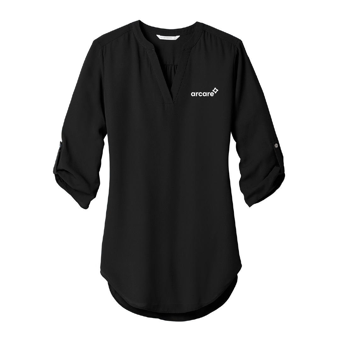 Port Authority Women's 3/4-Sleeve Tunic Blouse - Image 4