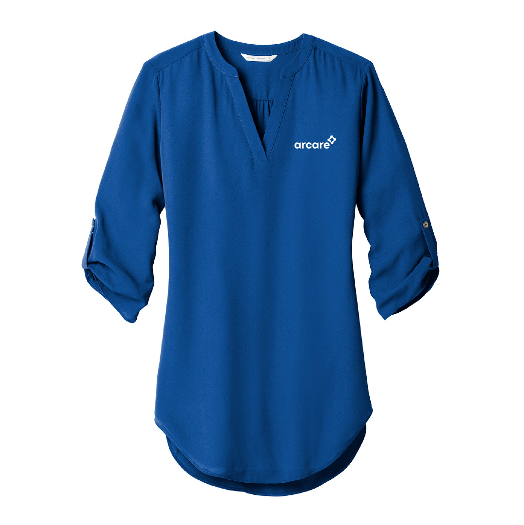 Port Authority Women's 3/4-Sleeve Tunic Blouse - Image 3