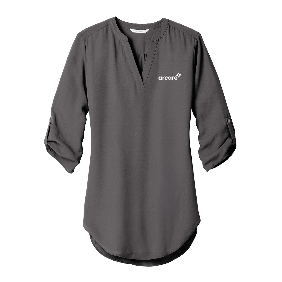 Port Authority Women's 3/4-Sleeve Tunic Blouse - Image 2
