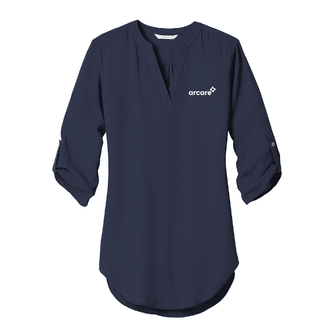 Port Authority Women's 3/4-Sleeve Tunic Blouse